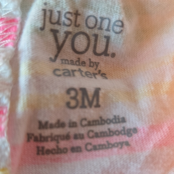 Carter's 3Mos 💕Day Jumper & Nighttime Footies All Cotton Too Cute Great Deal💕 - Picture 12 of 12